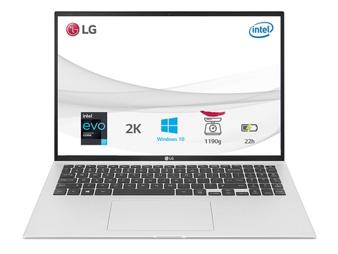 Laptop LG Gram 2021 16Z90P-G.AH73A5 (Core i7-1165G7 | 16GB | 256GB | Intel Iris Xe | 16.0 inch WQXGA | Win 10 | Bạc)