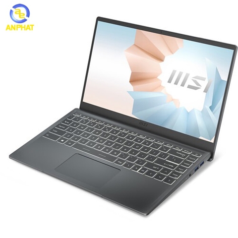 Laptop MSI Modern 14 B11MOU 851VN (Core i3-1115G4 | 8GB | 256GB | Intel UHD | 14 inch FHD | Win 10 | Gray)