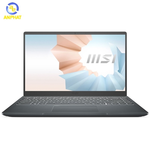 Laptop MSI Modern 14 B11MOU 851VN (Core i3-1115G4 | 8GB | 256GB | Intel UHD | 14 inch FHD | Win 10 | Gray)