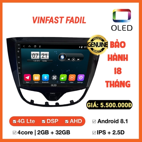 Màn Hình DVD Android Cho Vinfast Fadil - Hàng Cao Cấp Toàn Quốc