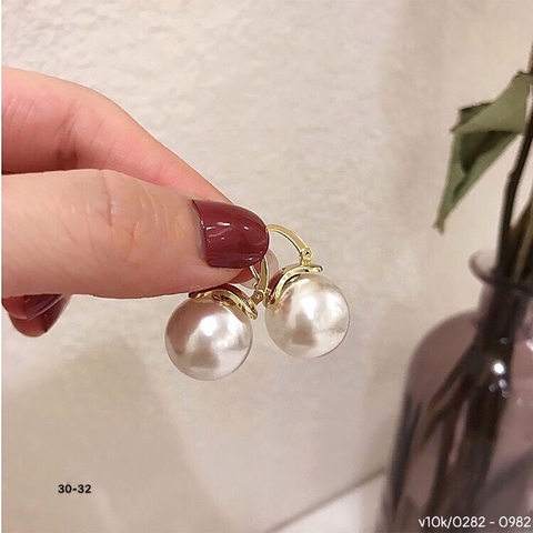 Bông tai ngọc trai DiorRUMI pearl nơi bán hàng uy tín