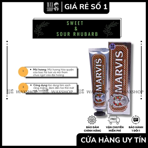 Kem Đánh Răng Marvis Sweet & Sour Rhubarb 75ml