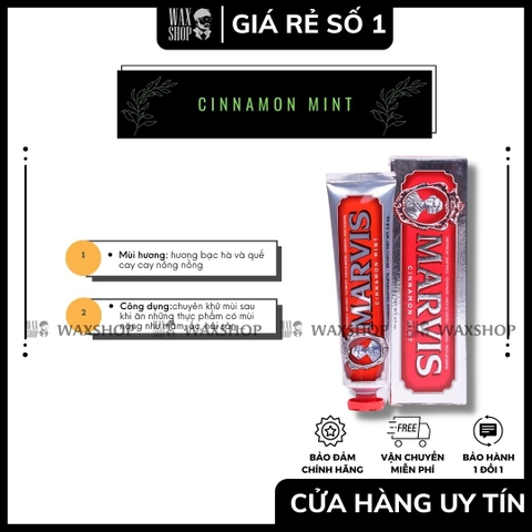 Kem Đánh Răng Marvis Cinnamon Mint 25ml