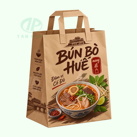 In túi giấy đựng thực phẩm theo yêu cầu