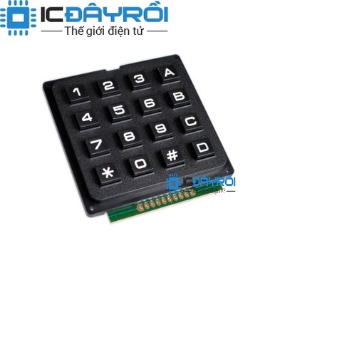 Cách kết nối và lập trình bàn phím ma trận 4x4 với vi điều khiển Arduino.
