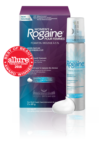 Thuốc mọc tóc Minoxidil 5% dạng bọt Rogaine cho Nữ