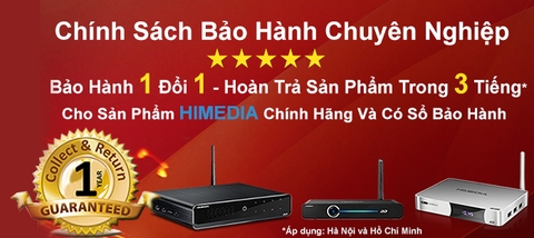 Chính sách bảo hành cho sản phẩm Android Box HIMEDIA