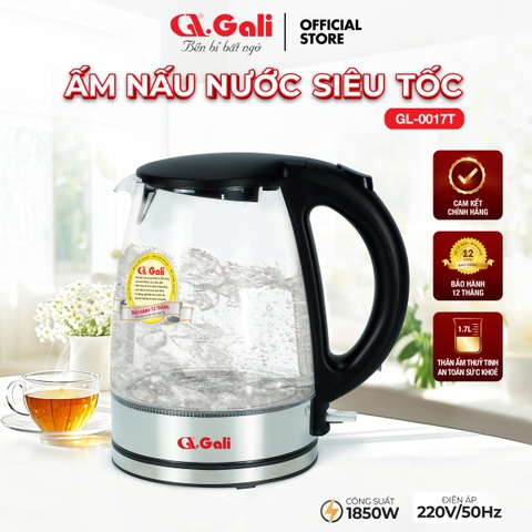 Ấm siêu tốc 0017T - 1.7 Lít - Bảo hành 1 năm