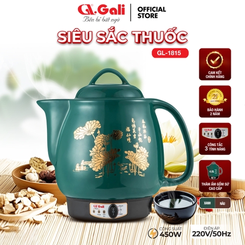 Siêu Sắc Thuốc 1815 -  4 Lít -  Bảo hành 2 năm
