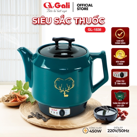 Siêu sắc thuốc 1838 - 3.8L - Bảo hành 2 năm