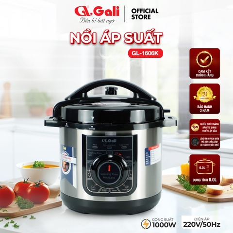 Nồi áp suất 1606K - 6 Lít - Bảo hành 2 năm