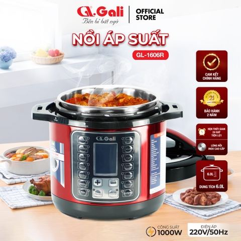 Nồi áp suất 1606R - 6 Lít  - Bảo hành 2 năm