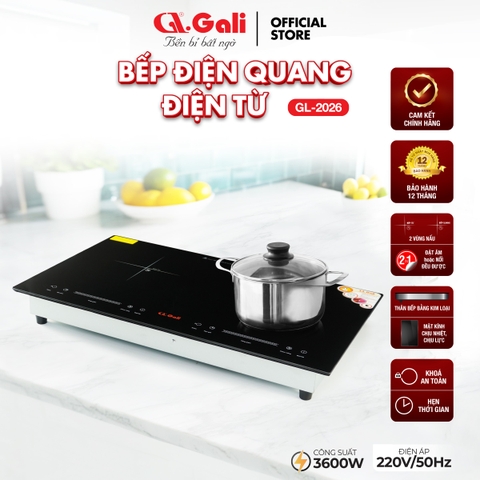 Bếp từ và quang 2026 - Công suất 3600W - Bảo hành 1 năm