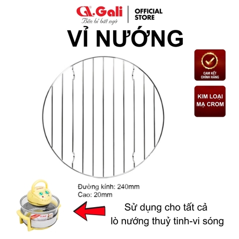 Vỉ nướng chân thấp lò nướng thủy tinh