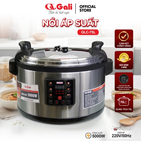 Nồi áp suất đa năng GLC-75L / 75 Lít - Bảo hành 2 năm