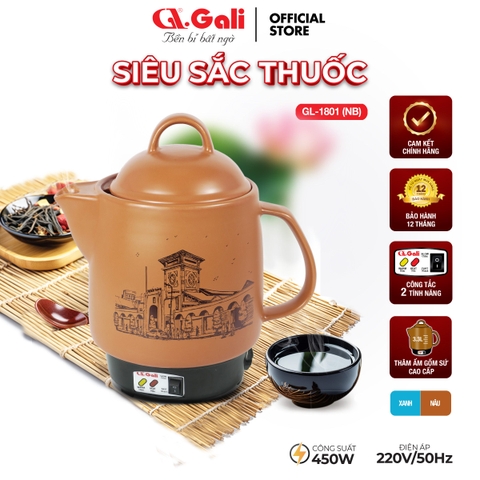 Siêu Sắc Thuốc 1801 NB - 3.3L - Bảo hành 1 năm