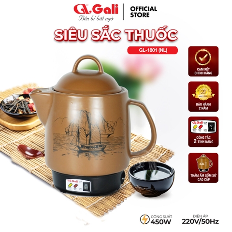 Siêu sắc thuốc 1801 NL - 3.3L - Bảo hành 2 năm