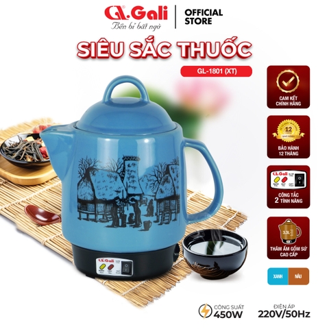 Siêu sắc thuốc 1801 XT - 3.3L - Bảo hành 1 năm