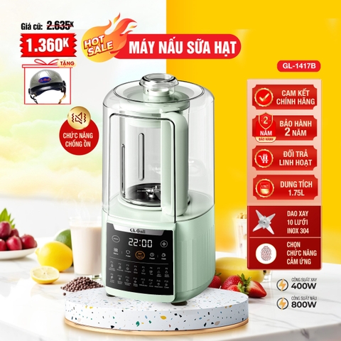 Máy xay sữa hạt 1417B - 1.75 Lít - Bảo hành 2 năm
