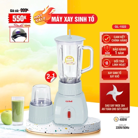 Máy xay sinh tố 1522 - 1 Lít - Bảo hành 1 năm