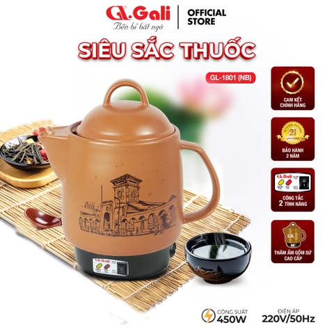 Siêu Sắc Thuốc 1801 NB - 3.3L - Bảo hành 2 năm