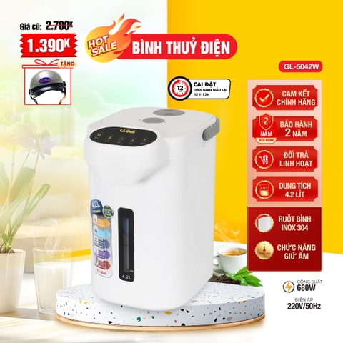 Bình thủy điện 5042W - 4.2 Lít - Bảo hành 2 năm