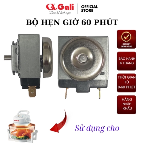 Timer chỉnh thời gian lò nướng thủy tinh