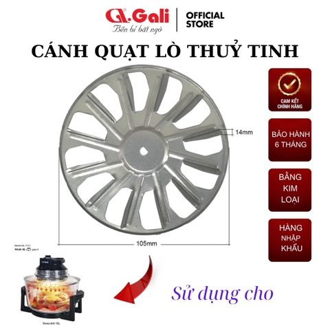 Cánh quạt lò nướng thủy tinh