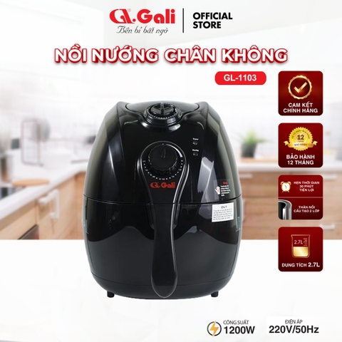 Nồi chiên không dầu 1103 - 2.7 Lít - Bảo hành 1 năm