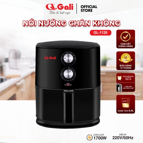 Nồi chiên không dầu 1120 - 6 Lít - Bảo hành 1 năm