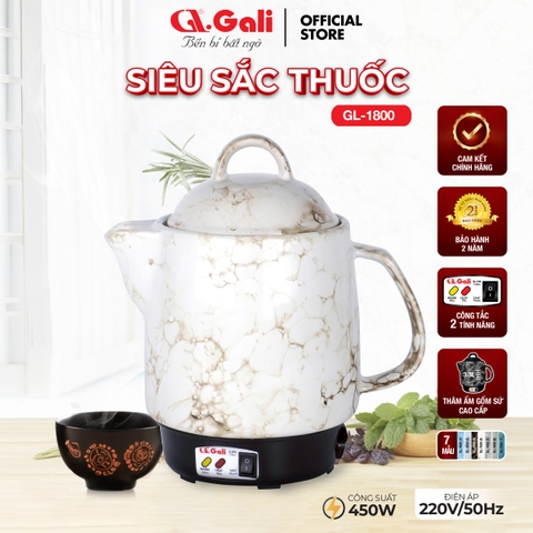 Siêu sắc thuốc 1800-4 / 3.3L - Bảo hành 2 năm