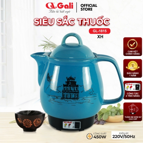 Ấm sắc thuốc 1815 XH - 4 Lít - Bảo hành 2 năm