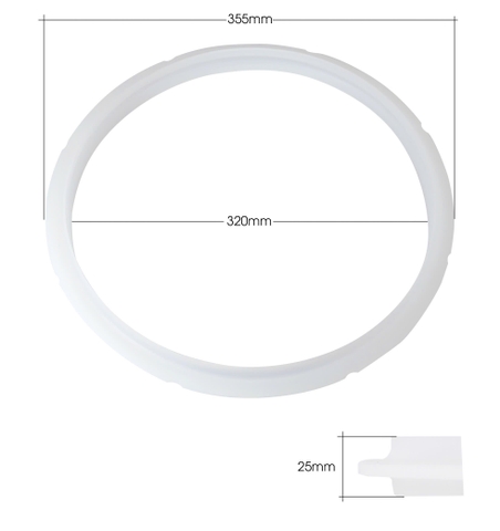 Ron cao su nồi áp suất 17 lít