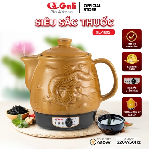 Siêu sắc thuốc 1802 - 3.3 Lít - Bảo hành 2 năm
