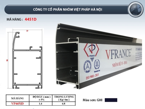 CÁNH CỬA ĐI VIỆT PHÁP 4451