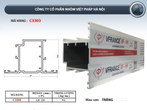 CÁNH CỬA ĐI HỆ XINGFA 3303