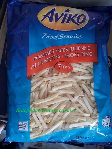 Khoai tây Pomesfries 7 mm