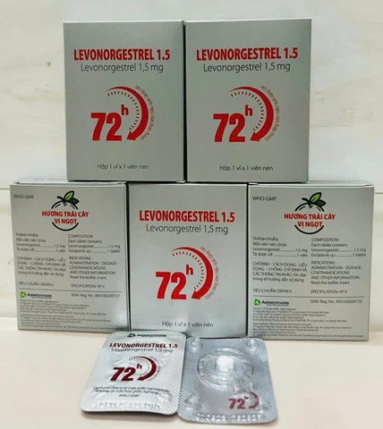 Thuốc tránh thai khẩn cấp Levonorgestrel 1,5mg - 72 giờ
