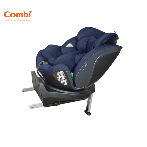 Ghế ô tô Combi CrossAge SL Plus xoay 360˚ ISOFIX - Màu Xanh Navy