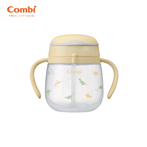 Bình nước Combi LakuMug bước 6 dung tích 240ml Khủng long