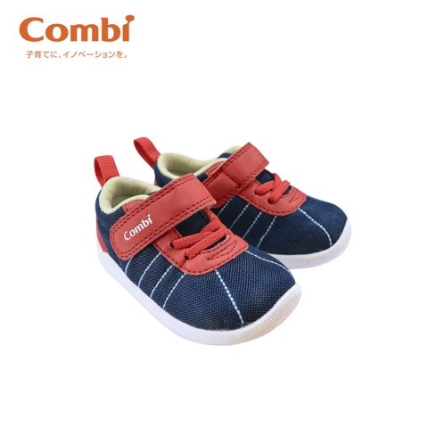 Giầy tập đi cho bé Combi Vintage Fun xanh navy size 16.5