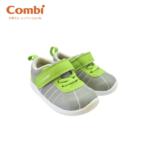 Giầy tập đi cho bé Combi Vintage Fun màu ghi size 14.5