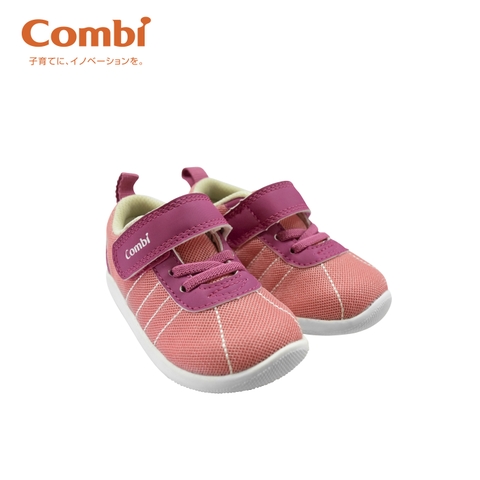 Giầy tập đi cho bé Combi Vintage Fun màu hồng size 16.5