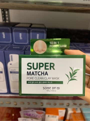 Mặt Nạ Đất Sét Some By Mi Super Matcha Pore Clean Clay Mask