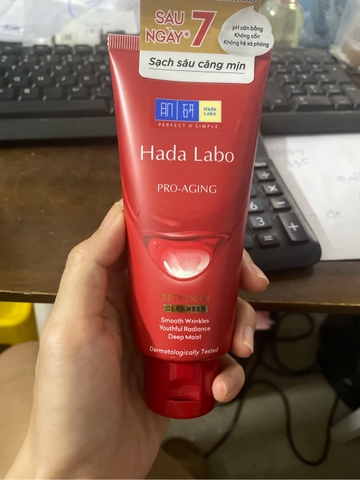 Sữa Rửa Mặt Hada Labo Pro Anti Aging Cleanser 80g