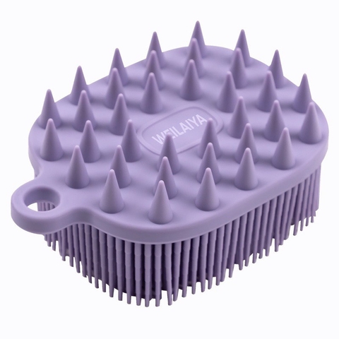 Lược Tắm Gội Silicon 2 Trong 1 Weilaiya