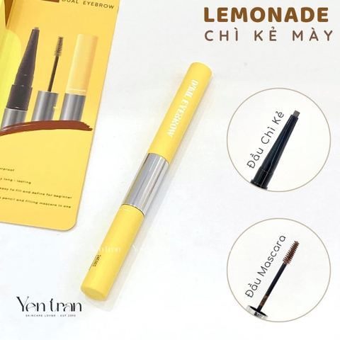 Chì kẻ mày 2 đầu Lemonade Want It Got It Dual Eyebrow 2.75g #1 DARK BROW