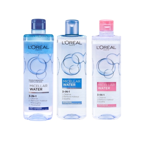 Nước Tẩy Trang L'Oreal Micellar Water 3-in-1