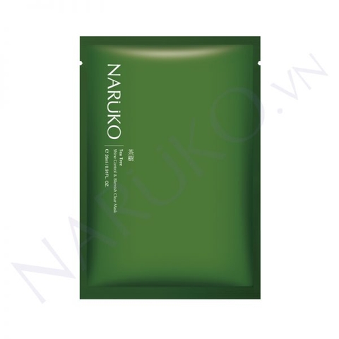 Mặt Nạ Naruko Tea Tree Shine Control & Blemish Clear Mask