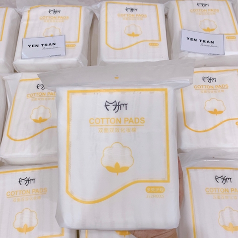 Bông Tẩy Trang Vàng Cotton Pads 222m